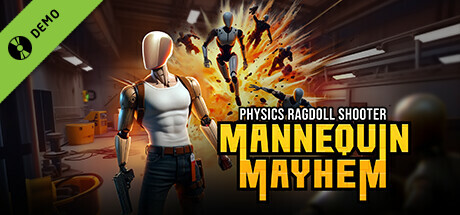 Mannequin Mayhem - Physics Ragdoll Shooter Demo cover art