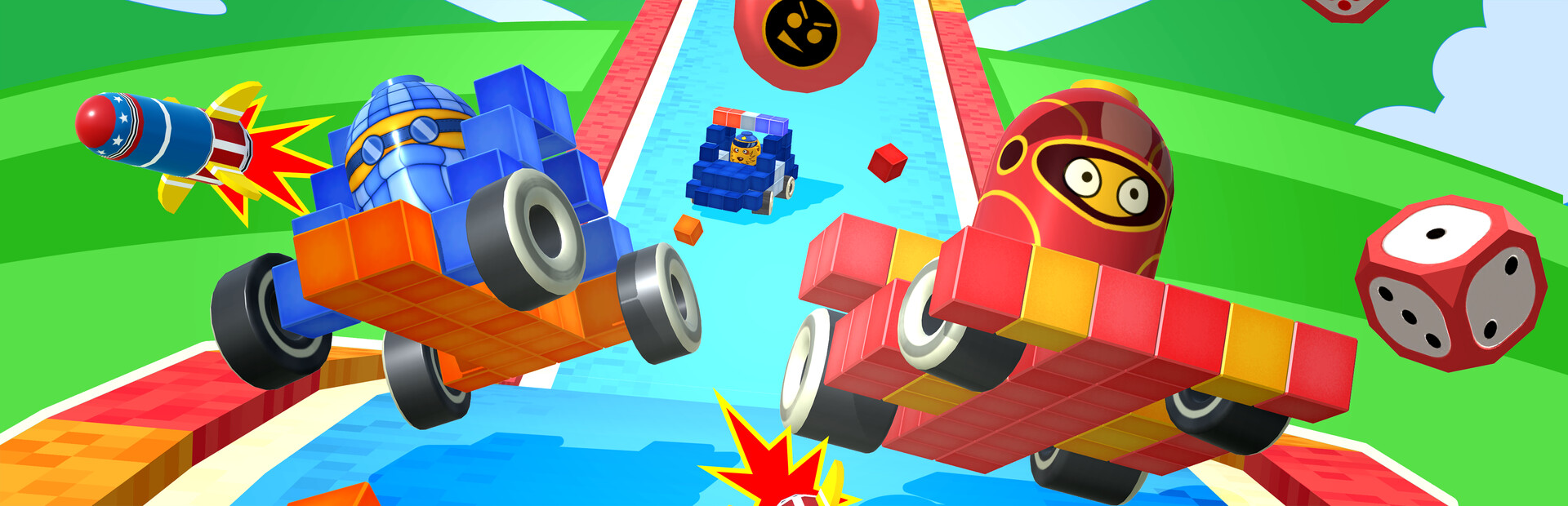 Pixel Car Racing: Blocky Crash