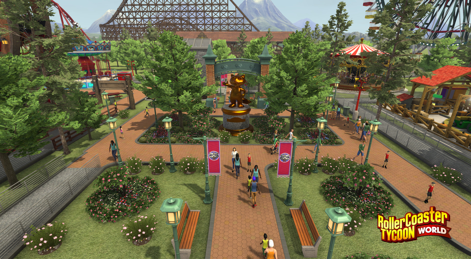 Download RollerCoaster Tycoon World Full PC Game
