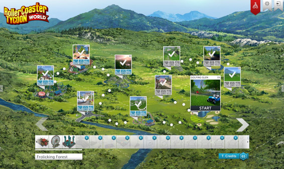 Скриншот из RollerCoaster Tycoon World
