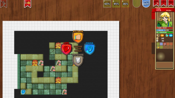 Paper Dungeons game for windows Pc 1