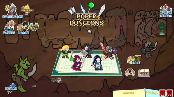 Скриншот из Paper Dungeons