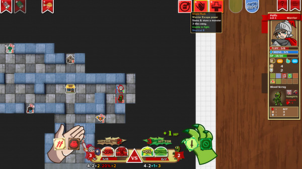 Paper Dungeons game for Linux 1