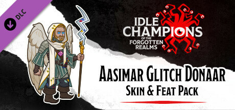 Idle Champions - Aasimar Glitch Donaar Skin & Feat Pack cover art