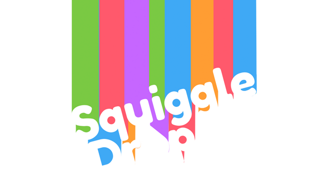 Squiggle Drop Logo