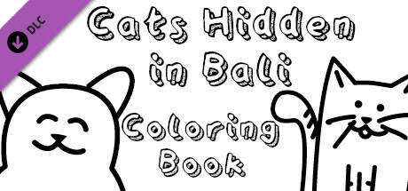 Cats Hidden in Bali - Coloring Book cover art