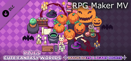 RPG Maker MV - Plue's Cute Fantasy Worlds - Magic Days & Scary Nights cover art