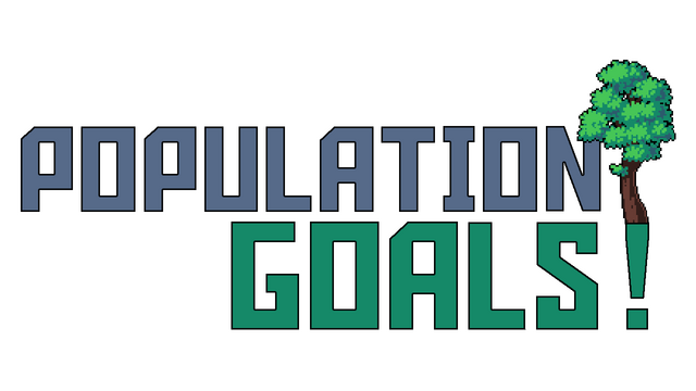 Population Goals! Logo