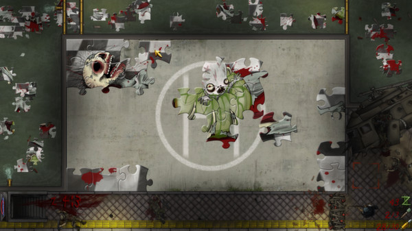 Pixel Puzzles: UndeadZ game for Linux 1