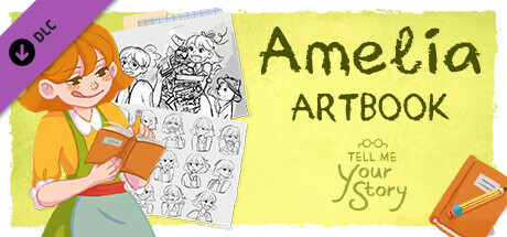 Tell Me Your Story - Amelia Artbook cover art