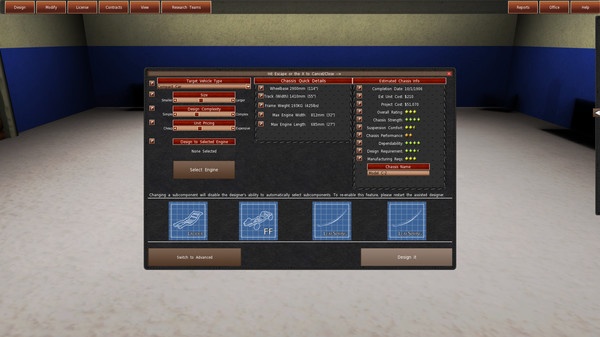 Скриншот из GearCity