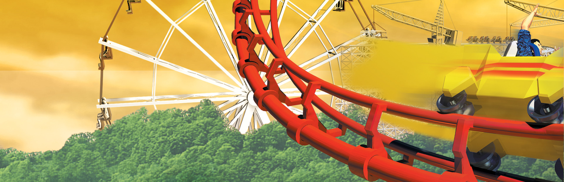 RollerCoaster Tycoon®: Deluxe Hero Image