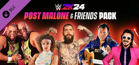 WWE 2K24 Post Malone & Friends Pack cover art