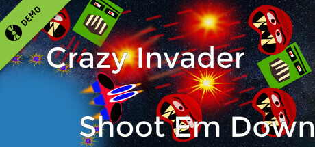 Crazy Invader ShootEm Down Demo cover art
