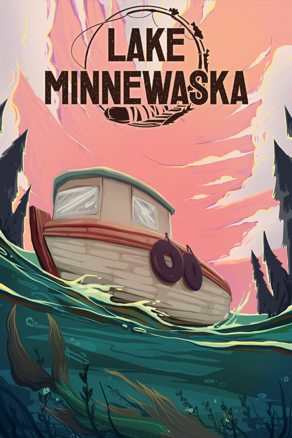 Steam portrait for Lake Minnewaska.