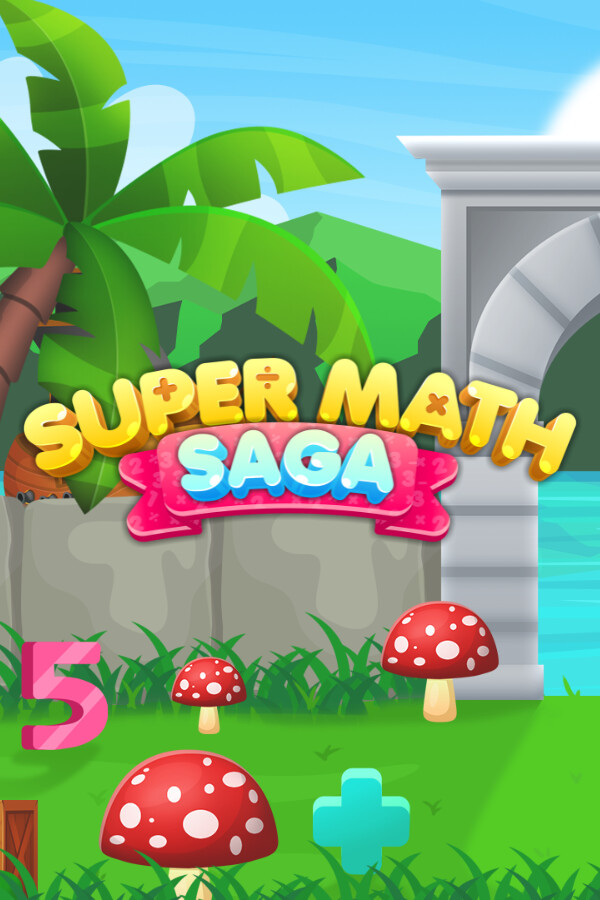 Steam portrait for Super Math Saga.