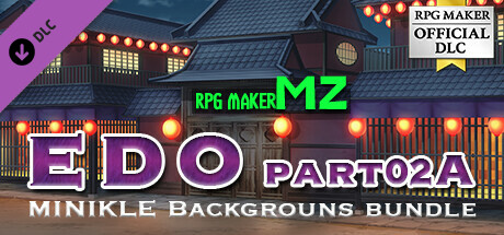 RPG Maker MZ - Minikle Backgrounds Bundle EDO part02 A cover art