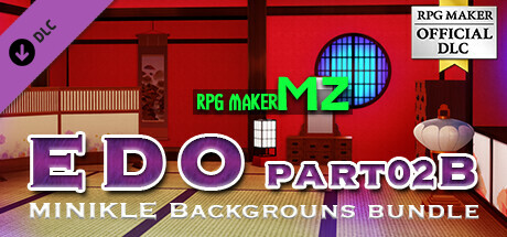 RPG Maker MZ - Minikle Backgrounds Bundle EDO part02 B cover art