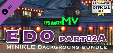RPG Maker MV - Minikle Backgrounds Bundle EDO part02 A cover art