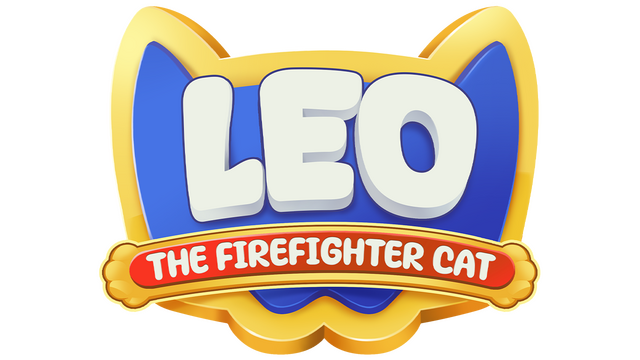 Leo: The Firefighter Cat Logo