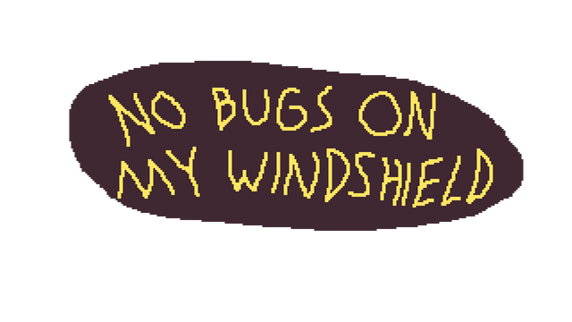 No Bugs On My Windshield Logo