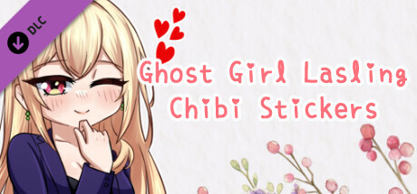 Ghost Girl Lasling-Chibi Stickers cover art