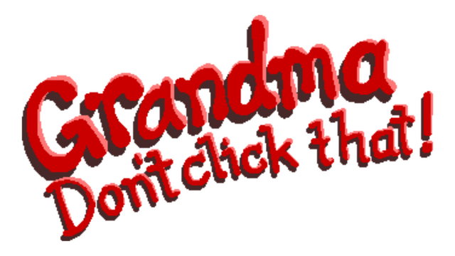 Grandma Don't Click That! Logo