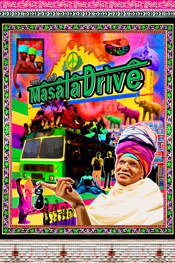 Steam portrait for Masala Drive.