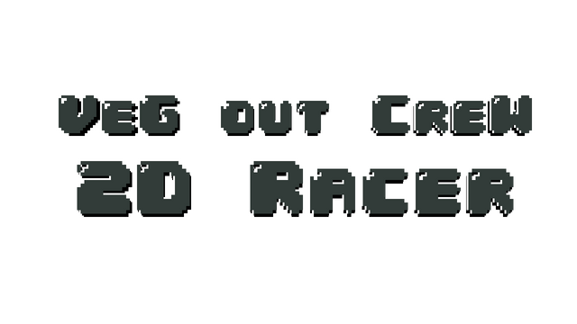 Veg out Crew 2D Racer Logo