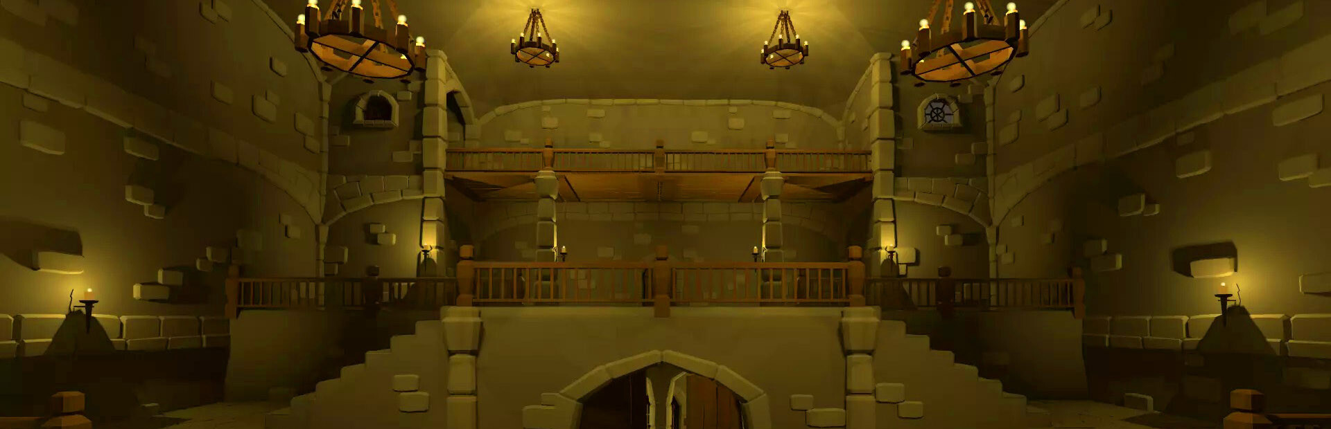 Hidden Castle Top-Down 3D