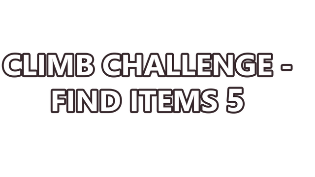 Climb Challenge - Find Items 5 Logo
