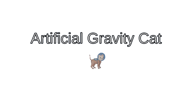 Artificial Gravity Cat Logo