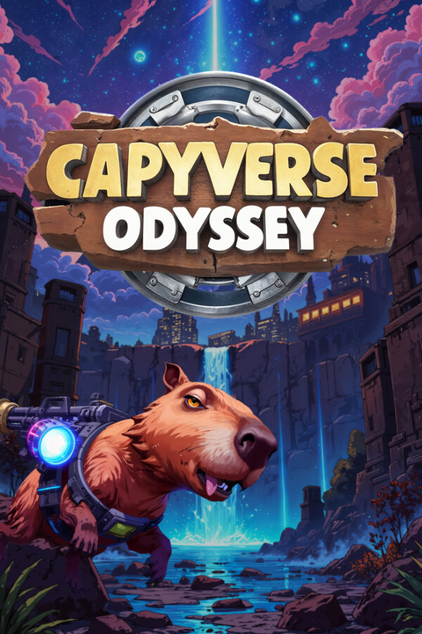 Steam portrait for Capyverse Odyssey.