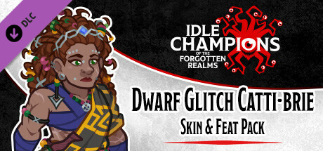 Idle Champions - Dwarf Glitch Catti-brie Skin & Feat Pack cover art