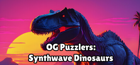 OG Puzzlers: Synthwave Dinosaurs cover art