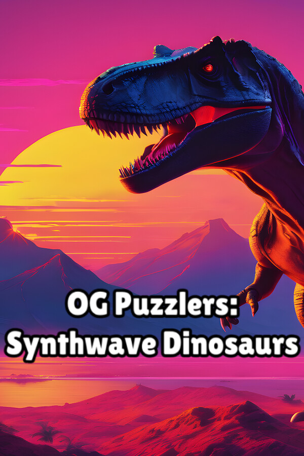 OG Puzzlers: Synthwave Dinosaurs for steam