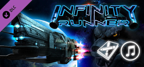 Infinity Runner Art book and Soundtrack DLC cover art