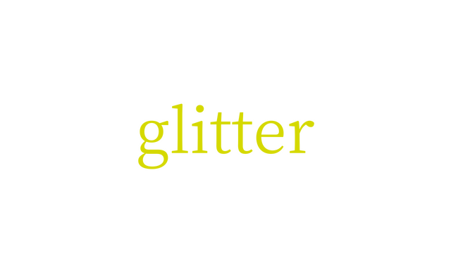 glitter Logo