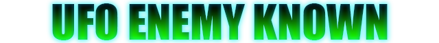 UFO ENEMY KNOWN Logo