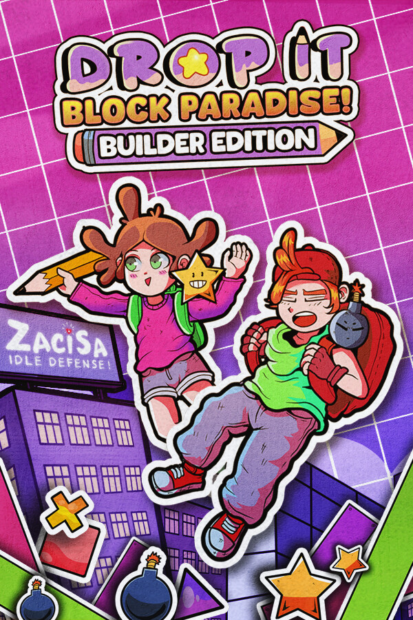 Steam portrait for Drop It: Block Paradise! Builder Edition.