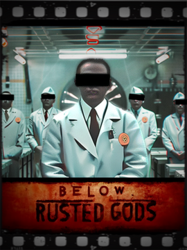 Below, Rusted Gods Logo