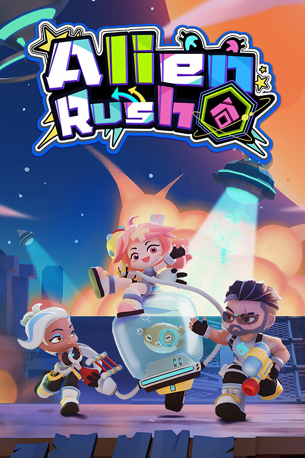 Steam portrait for Alien Rush.
