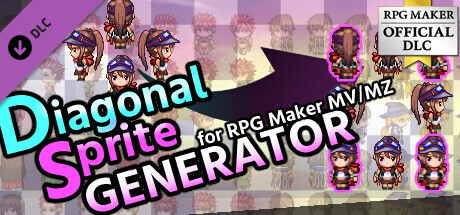 RPG Maker MZ - Diagonal Sprite Generator cover art
