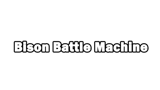 Bison Battle Machine Logo