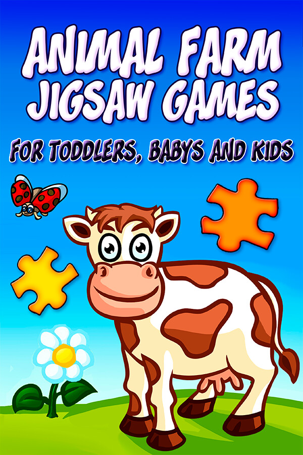 Animal Farm Jigsaw Games for Toddlers, Babys and Kids for steam