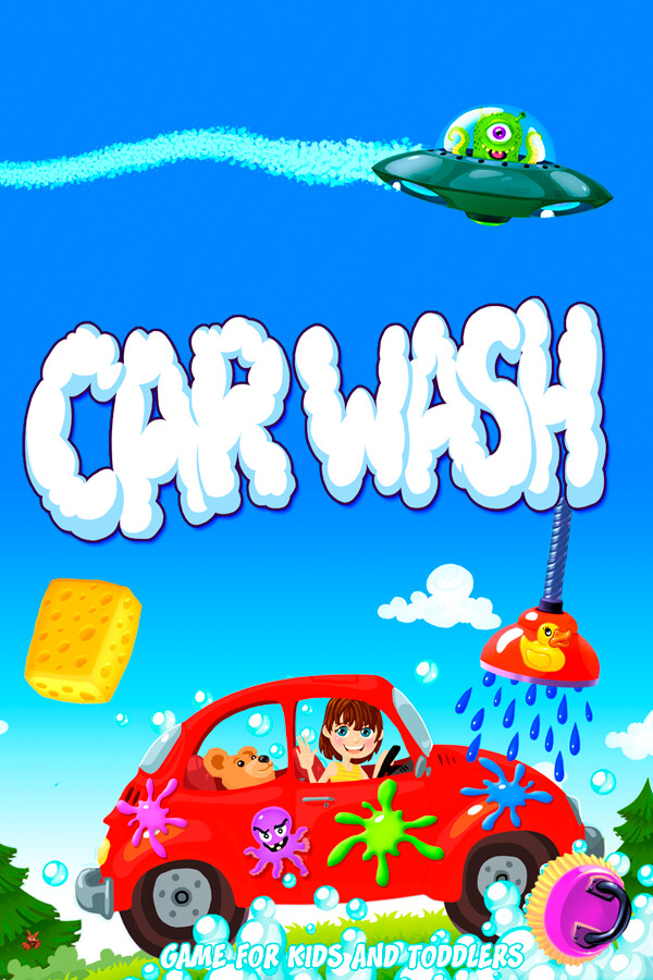 Steam portrait for Car Wash Game for Kids and Toddlers.