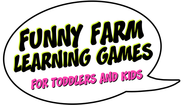 Funny Farm Learning Games for Toddlers and Kids Logo
