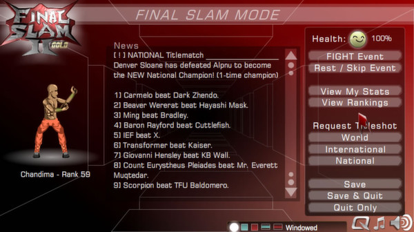 Скриншот из Final Slam 2