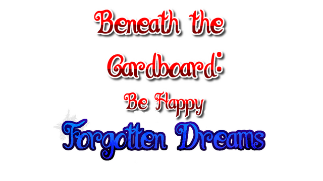 Beneath the Cardboard: Be Happy Logo