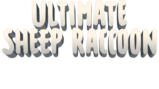 Ultimate Sheep Raccoon Logo